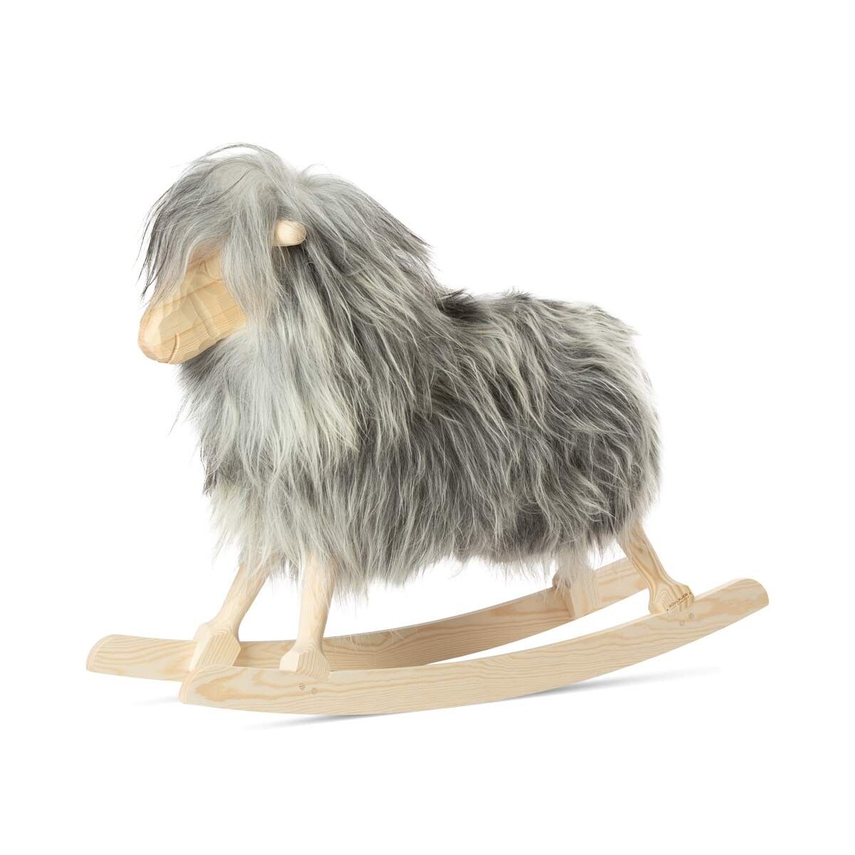 Manray Povl Kjer Design | Langhaariges Lammfell | Große L85xB25xH60 cm