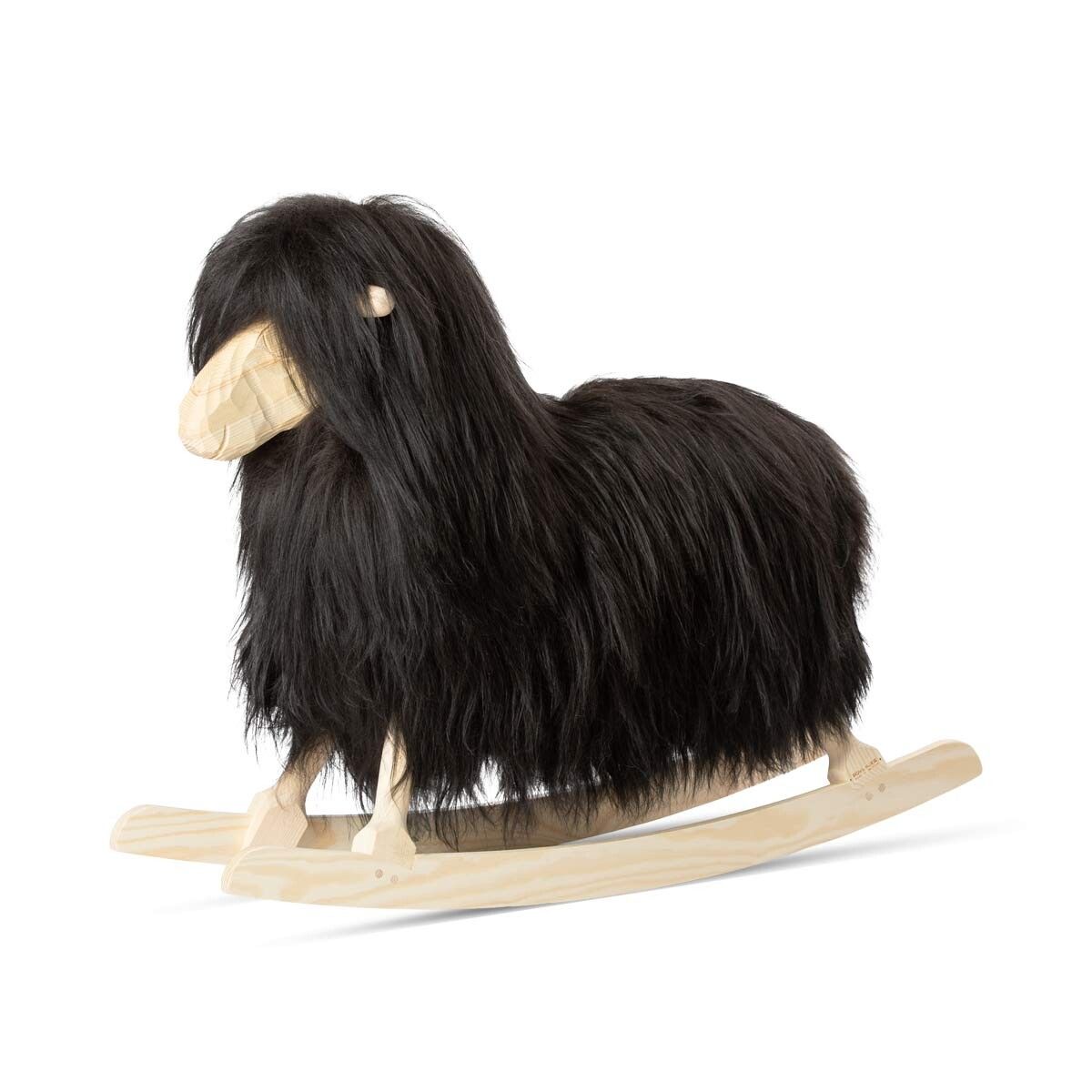 Manray Povl Kjer Design | Langhaariges Lammfell | Große L85xB25xH60 cm