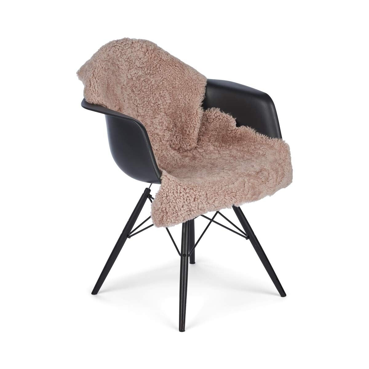 Lockige Haarlambskin 90 cm.