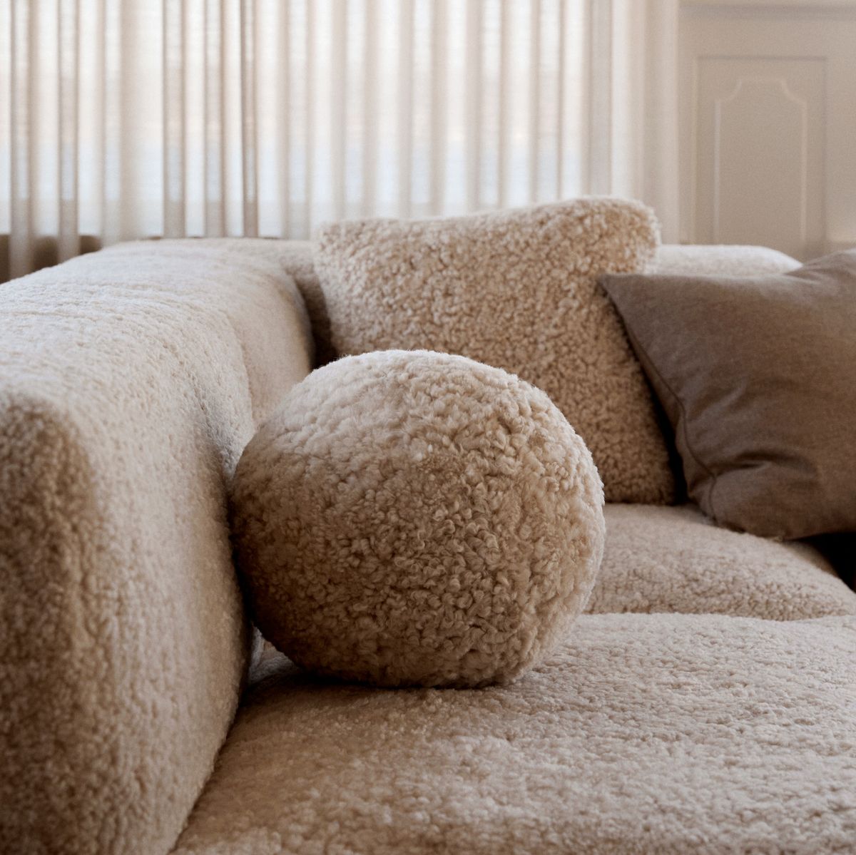 Angelitkissen | Kurzhaarig | Neuseeland | Ø25/30/35 cm