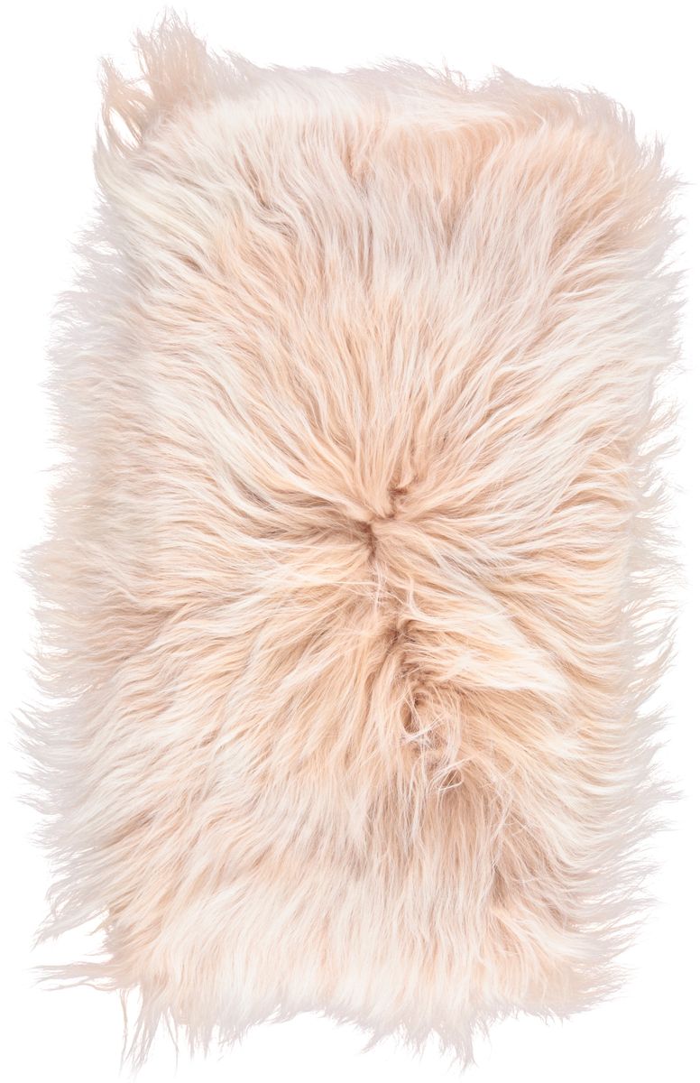 Lammfellkissen | Langhaarig | Tibet | Kaschmir | 28x56cm