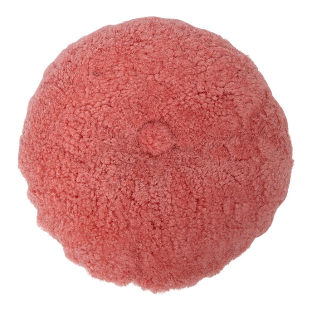 Lammfellkissen | Kurzhaarig | Neuseeland | Doppelseitig | D40 cm