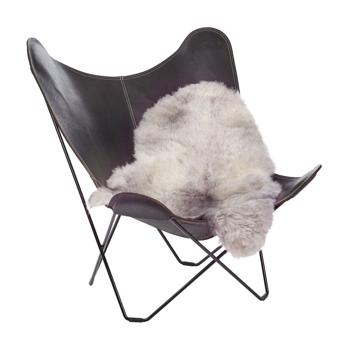 Lammfell | Kurzhaarig | Island | 120+x60 cm