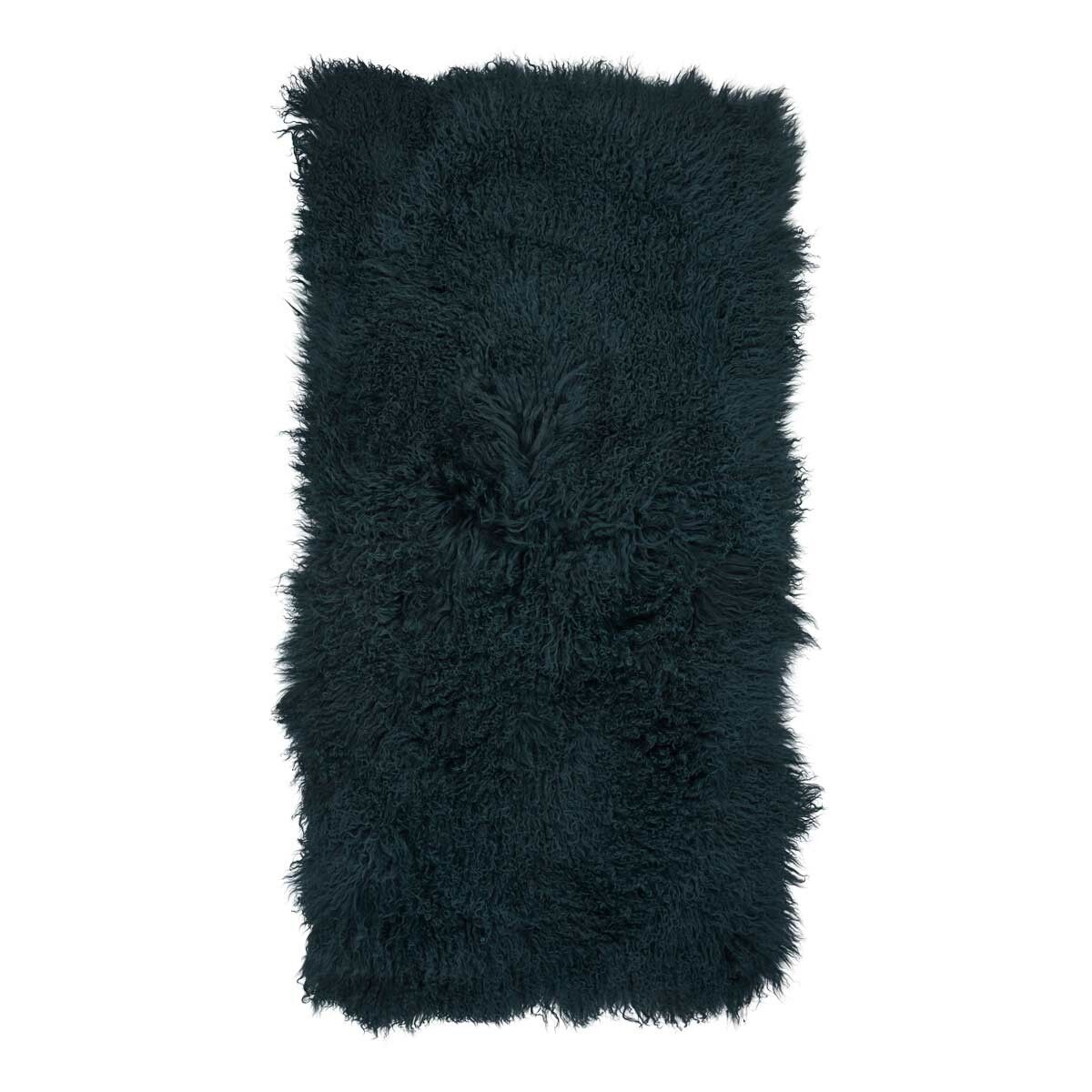 Lammfell-Plaid | Lockig | Tibet | 60x120 cm