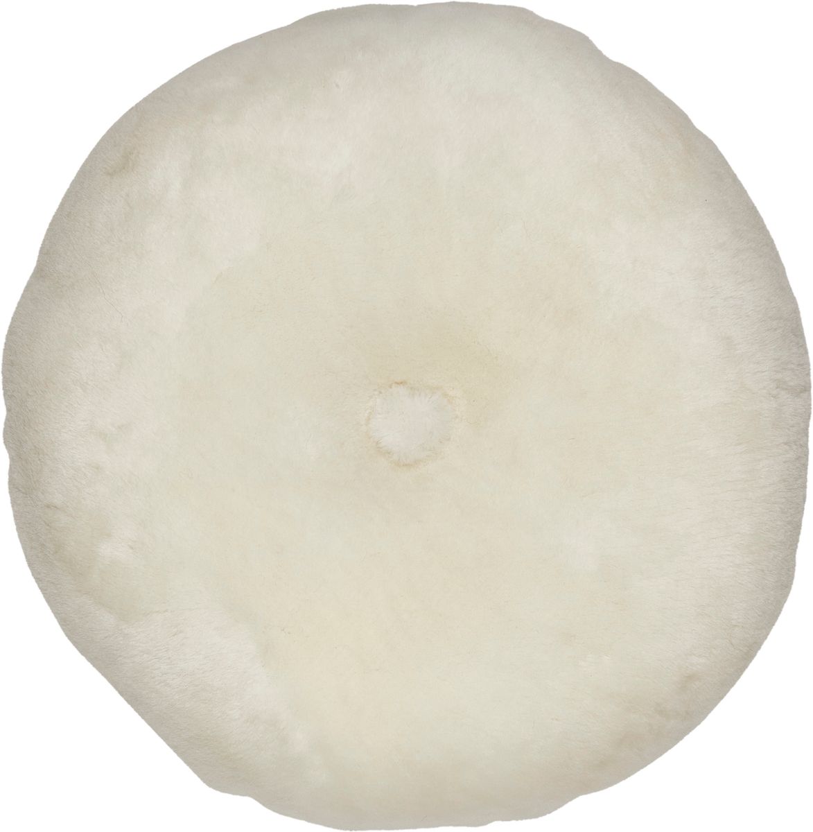 Lammfellkissen | Mokassin | Doppelseitig | Ø45 cm
