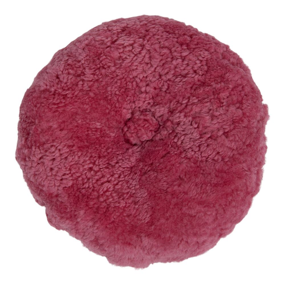 Lammfellkissen | Kurzhaarig | Neuseeland | Doppelseitig | D40 cm