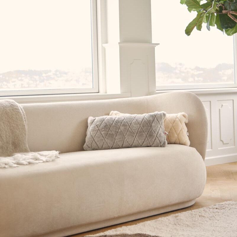 Blattkissen | Mokassin | Doppelseitig | Neuseeland | 28x56cm