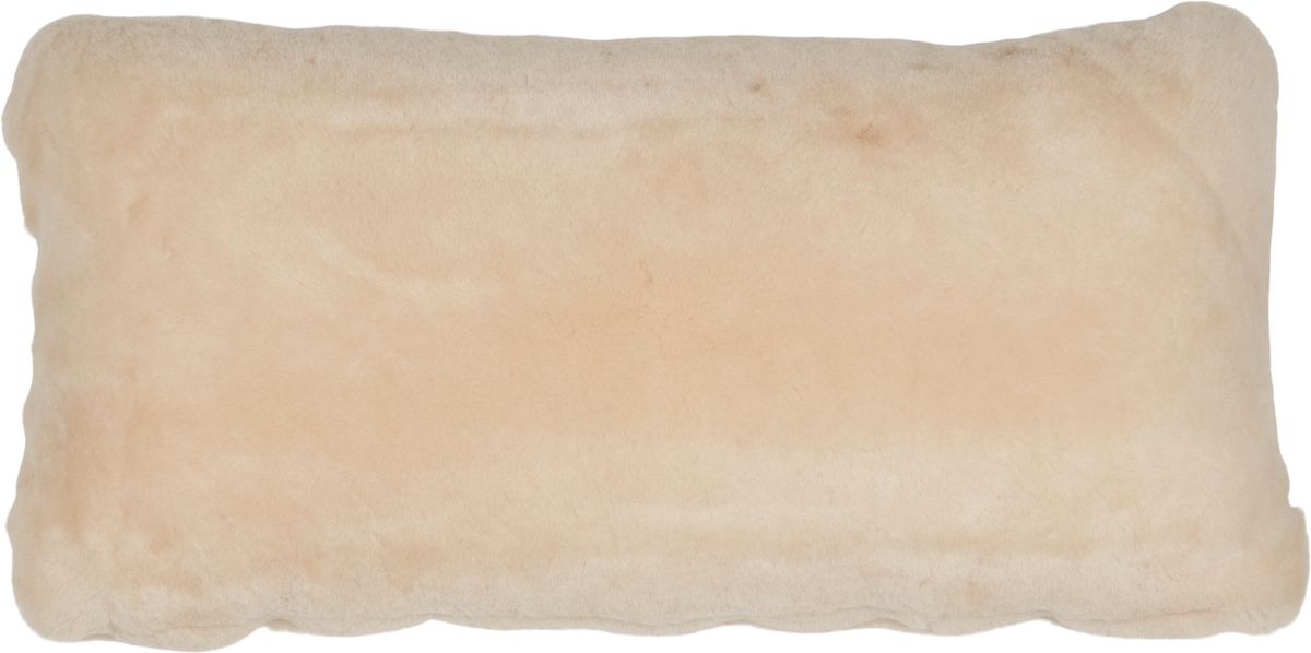 Lammfellkissen | Mokassin | Doppelseitig | 28x56cm
