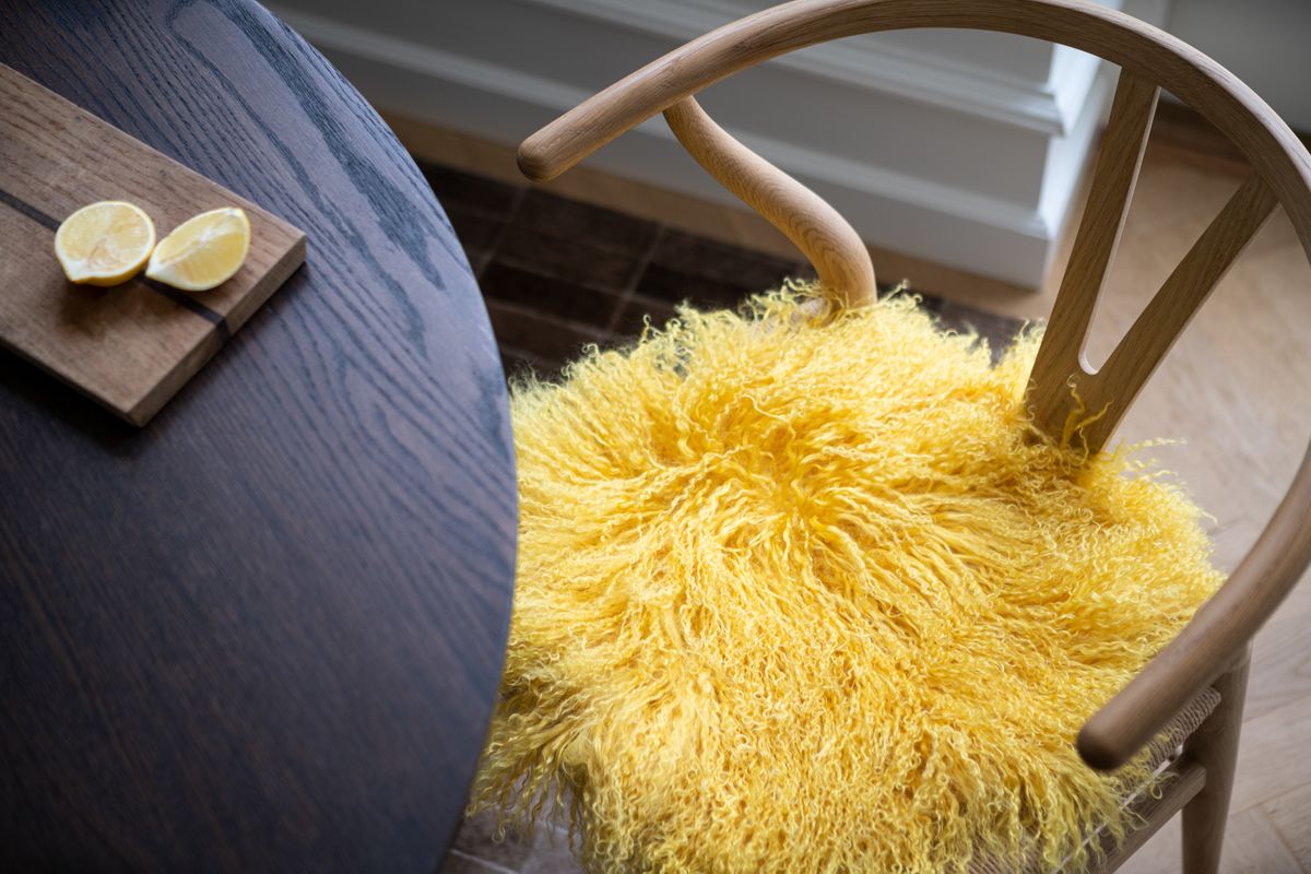 Sitzkissen lockig Ø38 cm