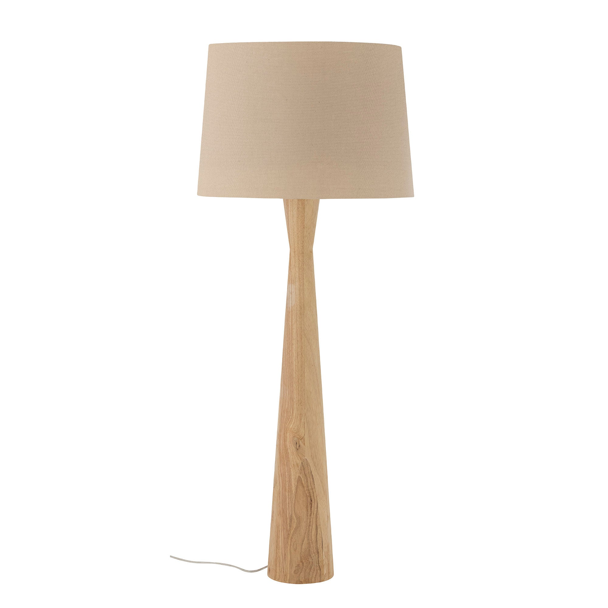 Kreative Sammlung Leonor -Stehlampe, Natur, Gummibaum