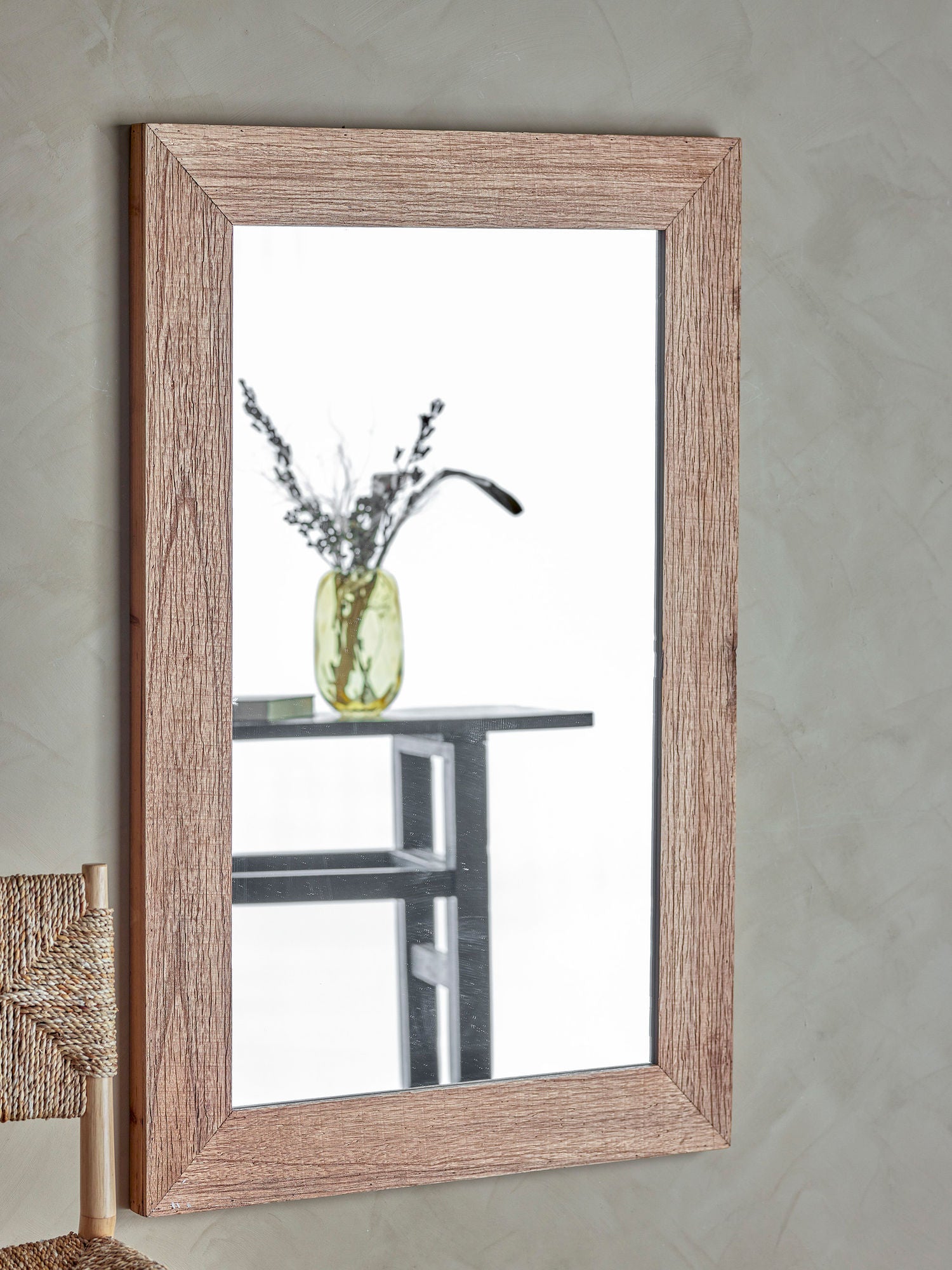 Bloomingville Lohan Wall Mirror, Natur, Kerl