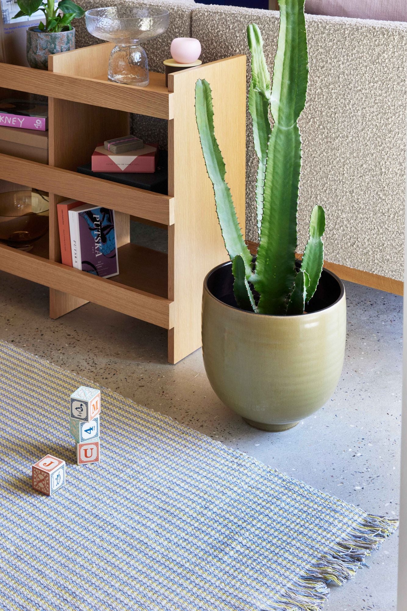 Hübsch Yuka Pottte Green (Set von 2)