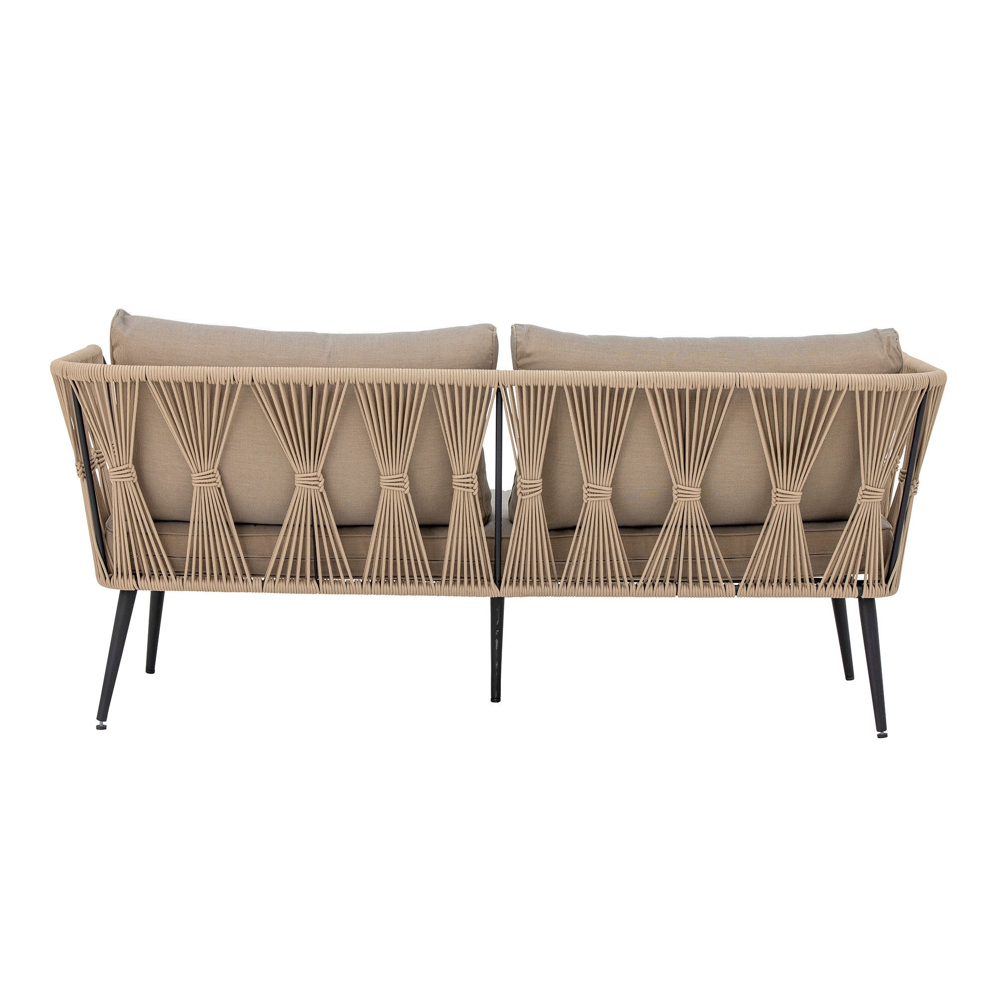 Bloomingville Pavon feuerresistentes Sofa, Braun, Metall