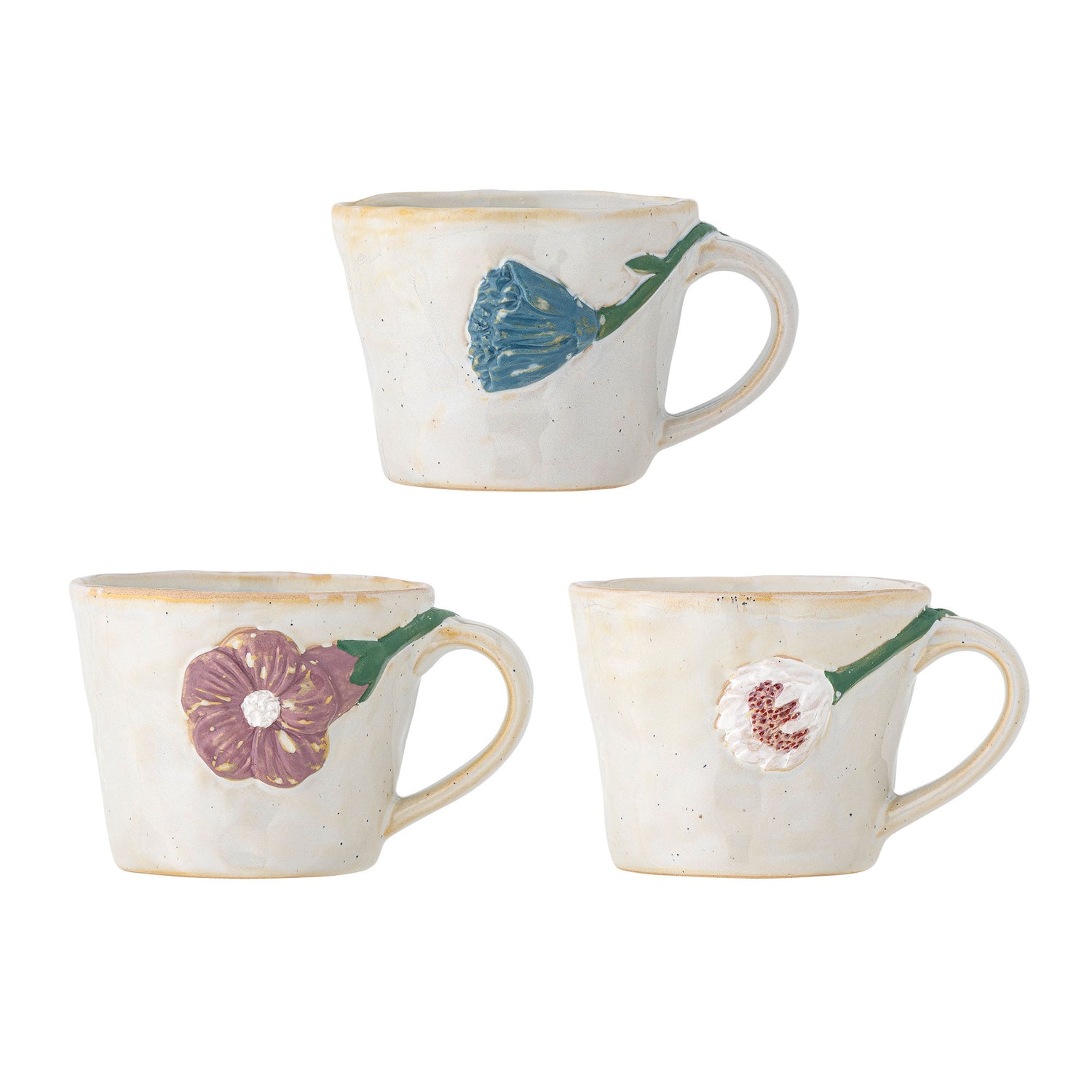 Kreative Kollektion Loua Cup, Grau, Steinzeug