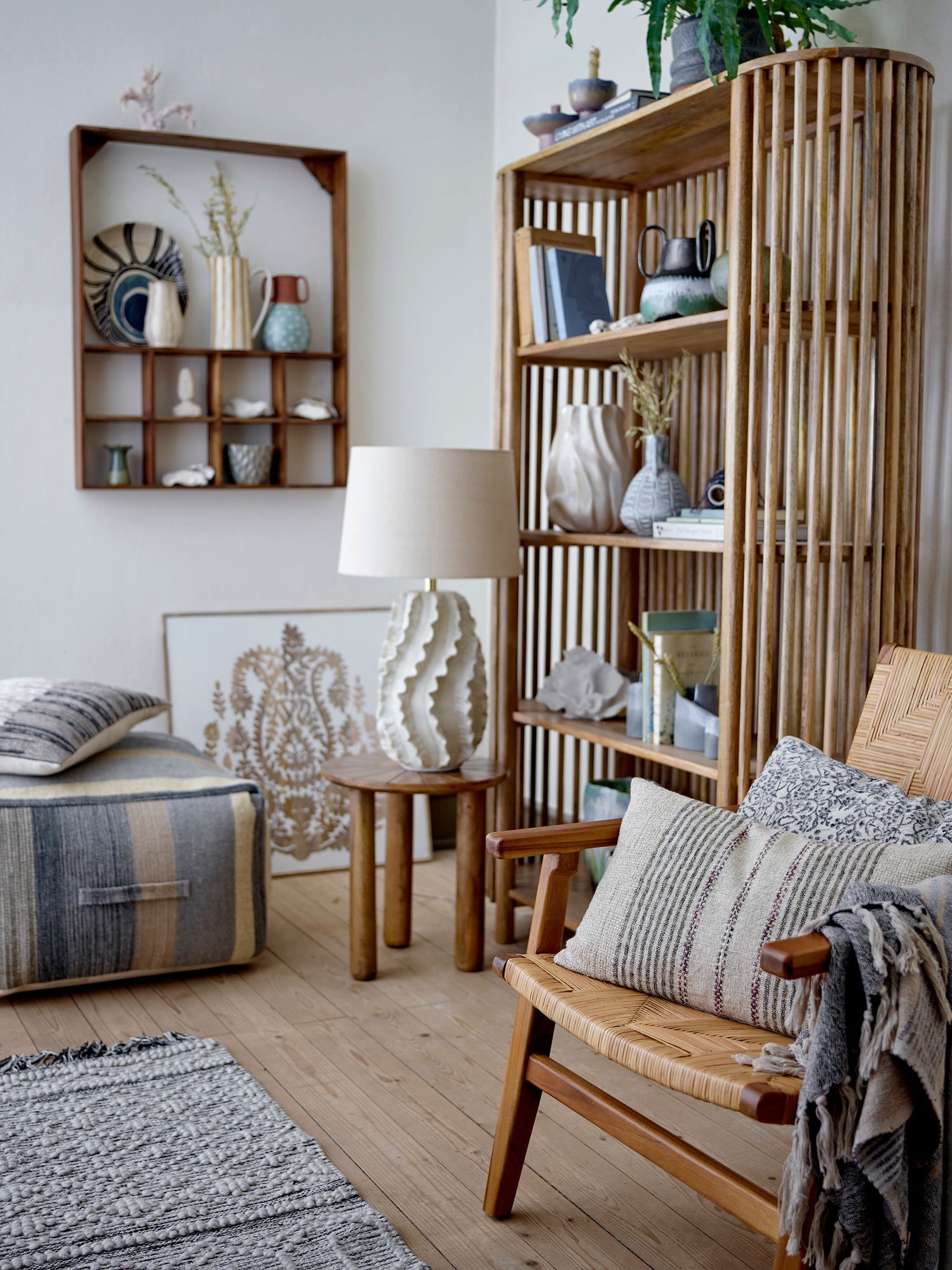 Kreative Kollektion Marino Regal, braun, recyceltes Holz