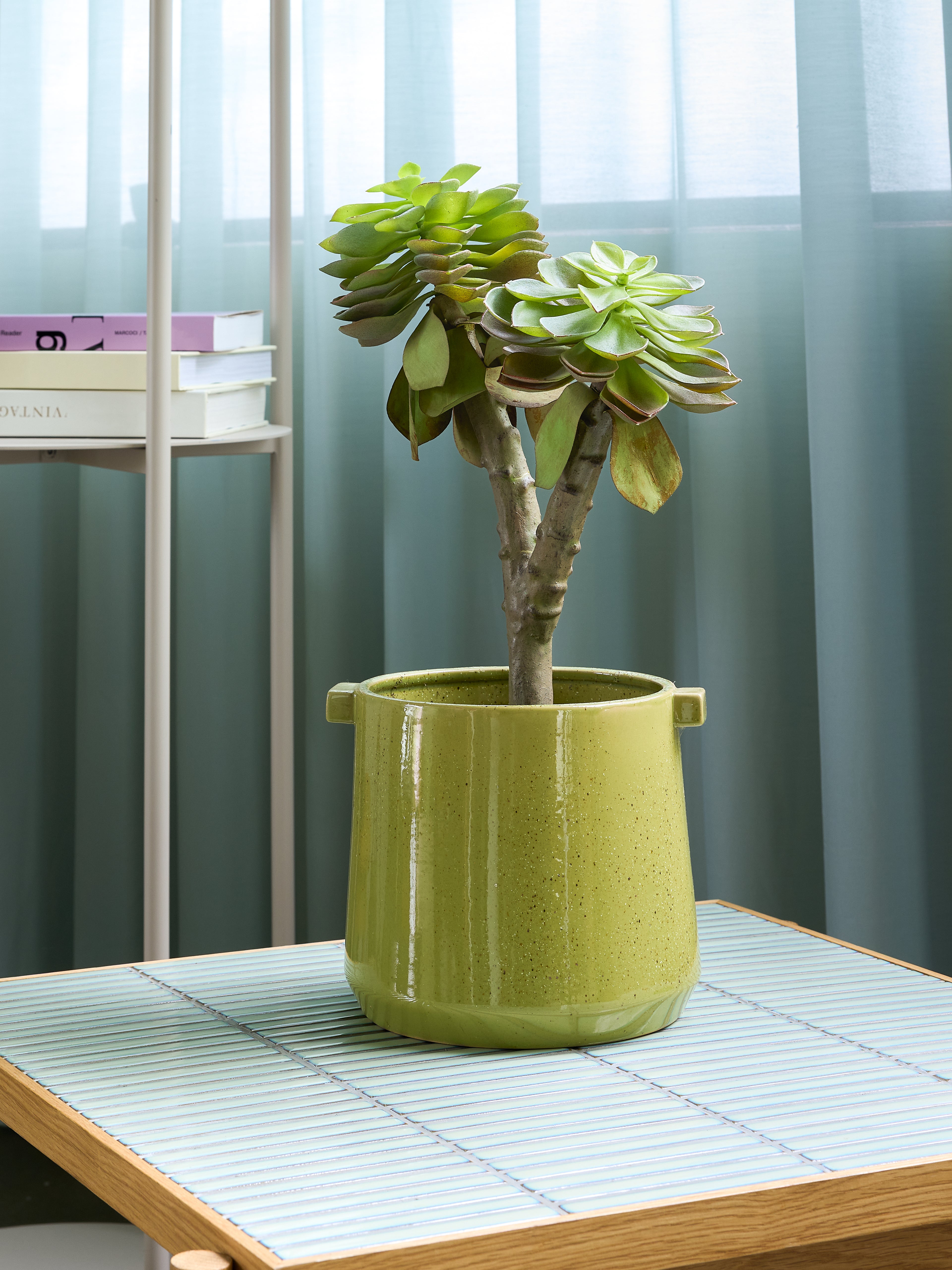 Vibe Pot Green (2er-Set) – ø17xh14, ø22xh19cm