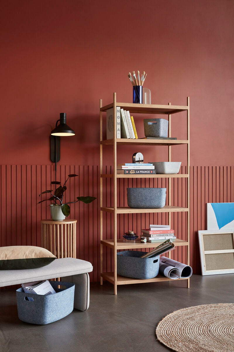 Bibliotheksregal große Natur - 80x45xh190cm
