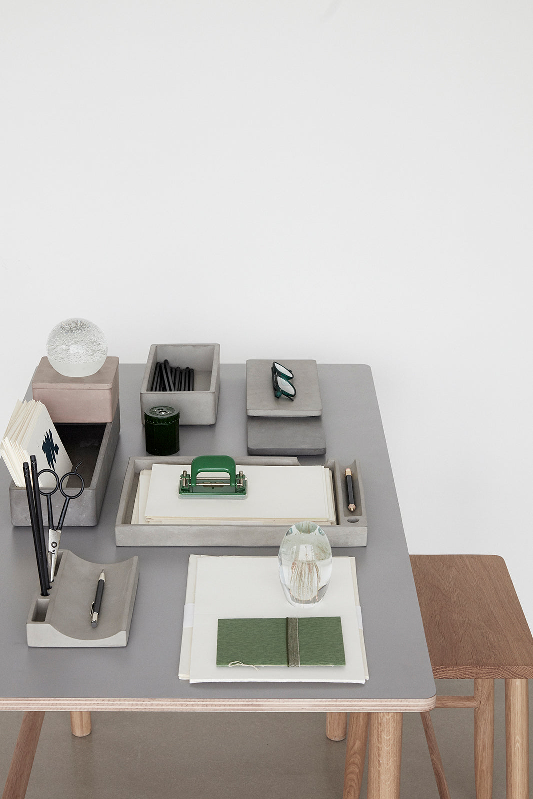 Menschen Hocker Natur - 35x25xh52cm