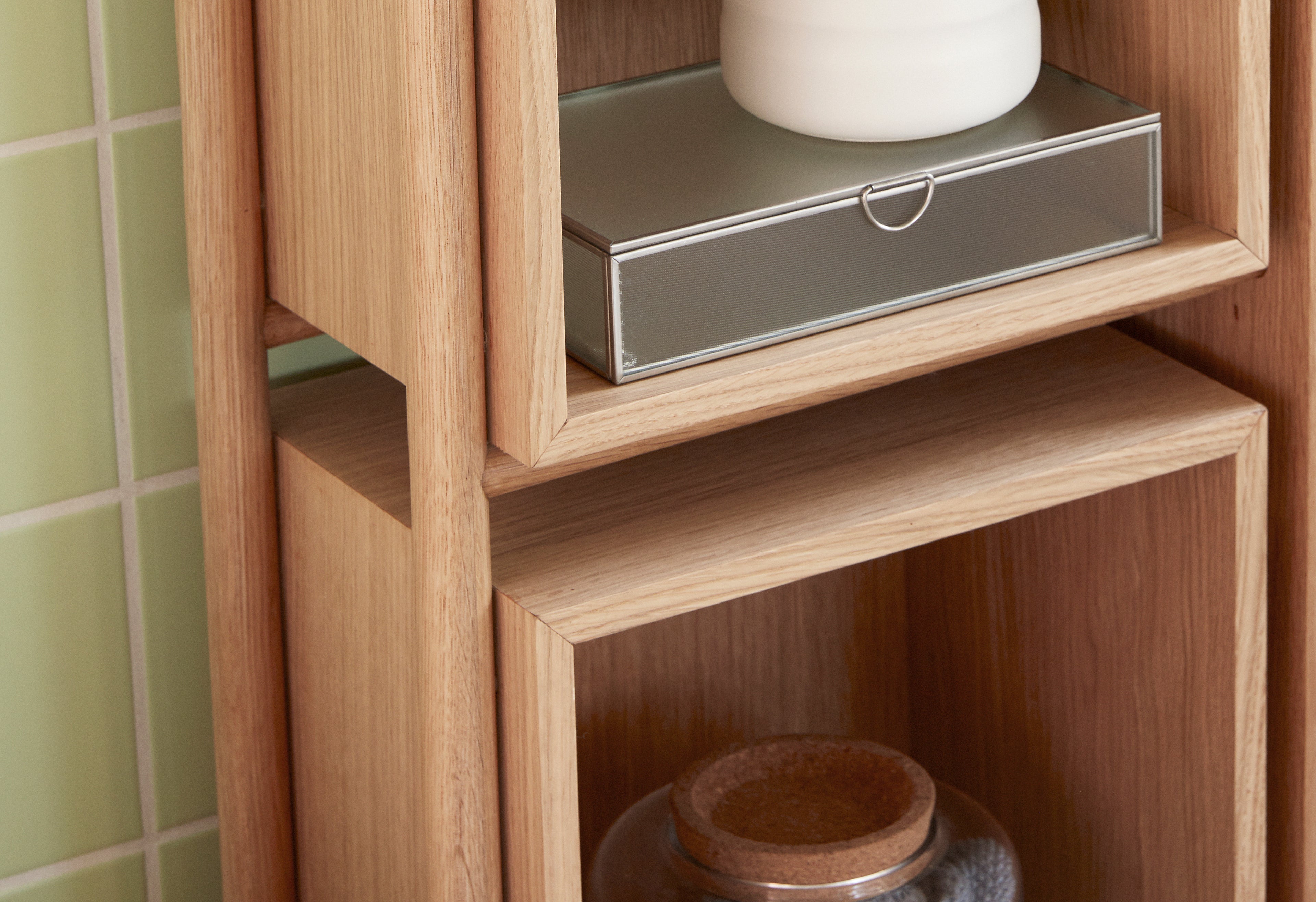 Cube Konsolentisch Natur – 76x25xh90cm