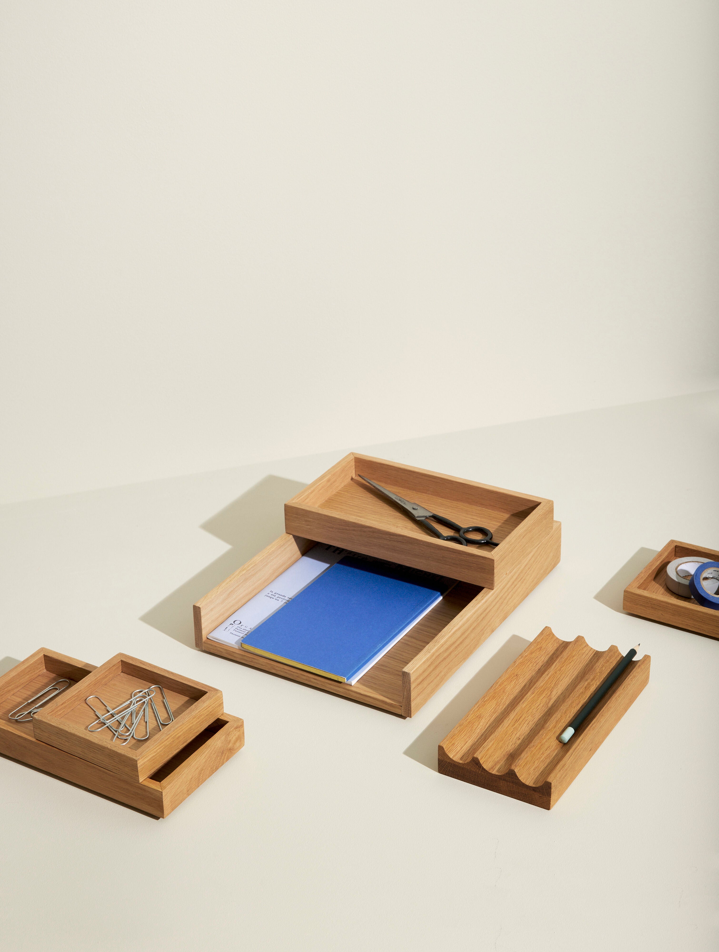 Heftspeicherbox Natur - 24x12xh6cm