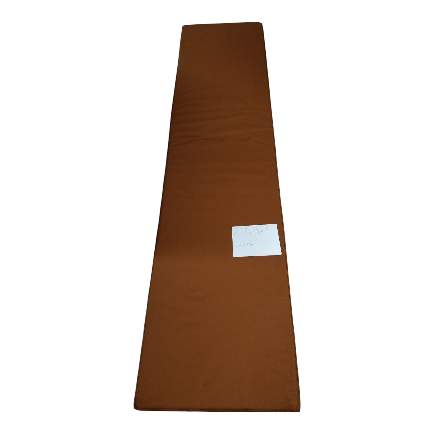 Rest viel - 237x59x4 cm in Cognac -Leder