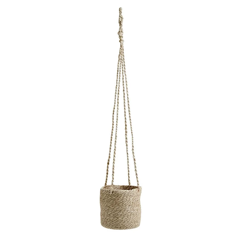 Hängende Kräutertopf im Jute - Ø16 cm - Natur