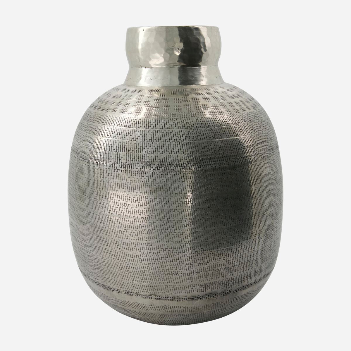 House Doctor-Vase, Artine, Antiksilber-H: 36 cm, Durchmesser: 28 cm