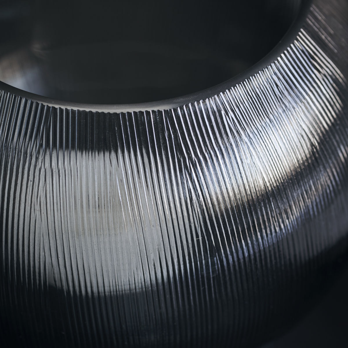 House Doctor - Fyrfadsstage, Chub, Grå - h: 8 cm, dia: 11 cm - House Doctor - DesignGaragen.dk