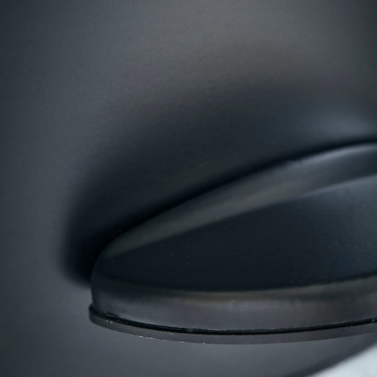 House Doctor - Mülleimer, Eda, Schwarz - H: 31 cm, Durchmesser: 29,5 cm