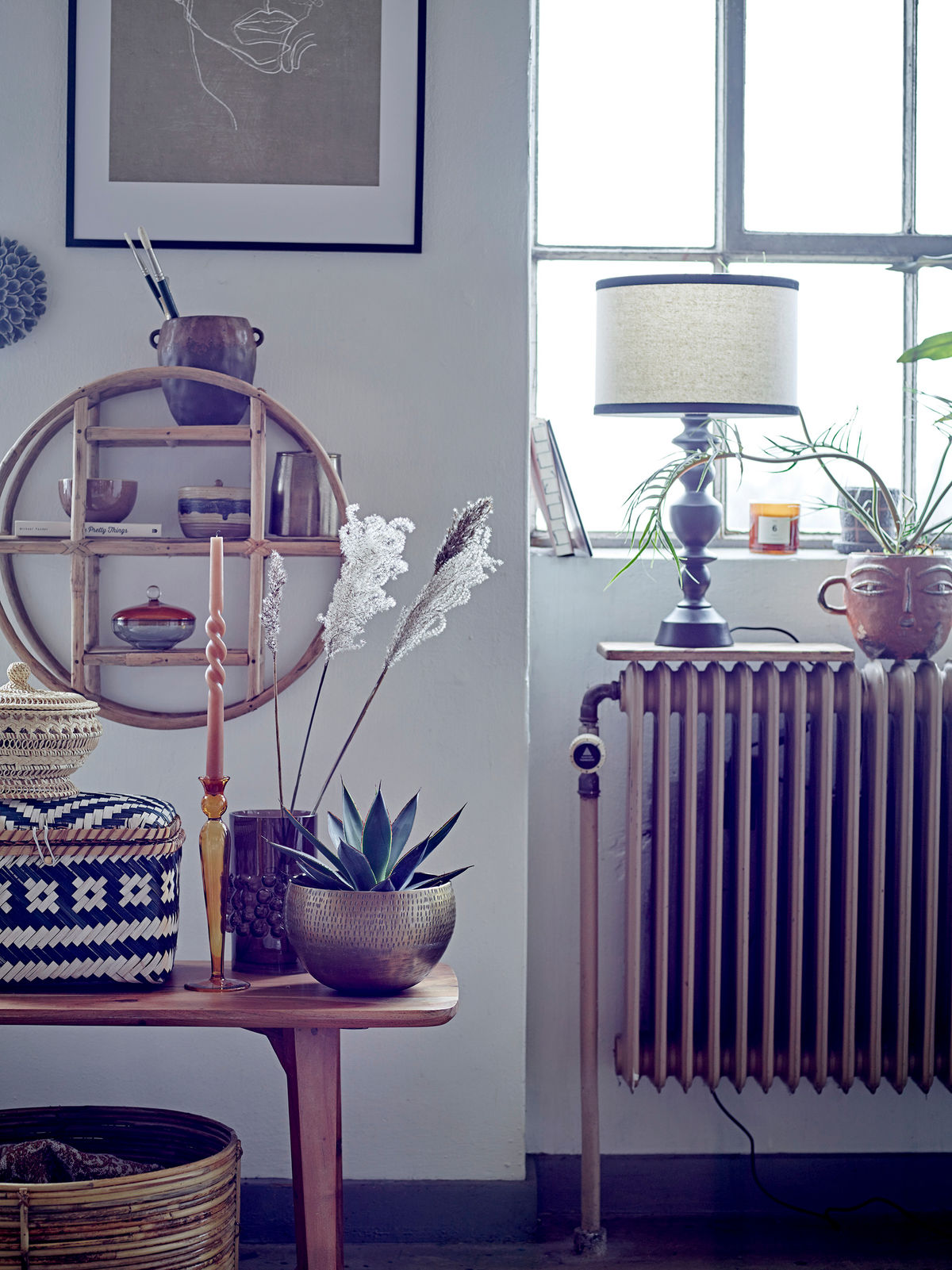 Bloomingville Lo Urtepotteskjuler, Brun, Stentøj - Bloomingville - DesignGaragen.dk