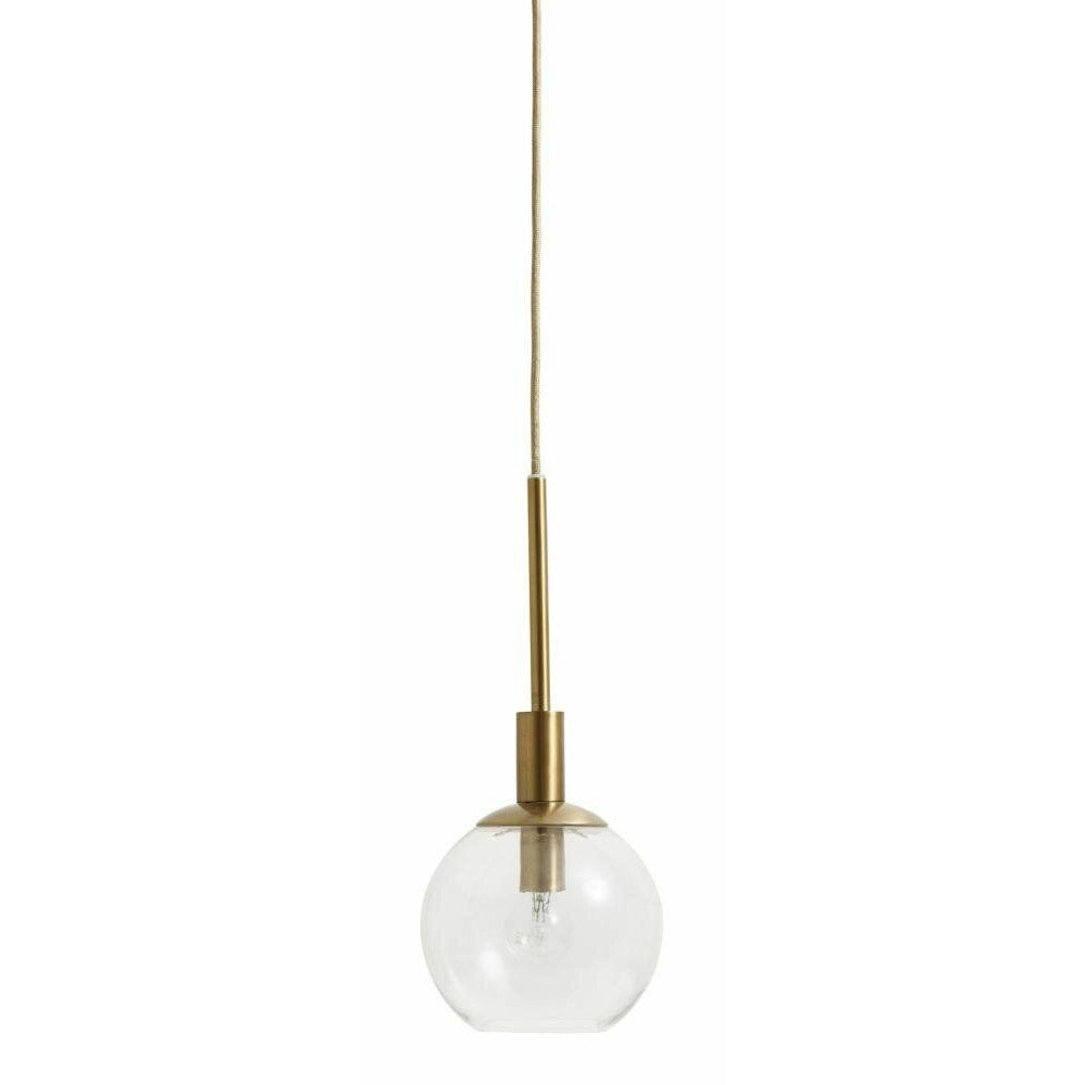Nordaler Anhänger in Glas - Ø15 cm - golden