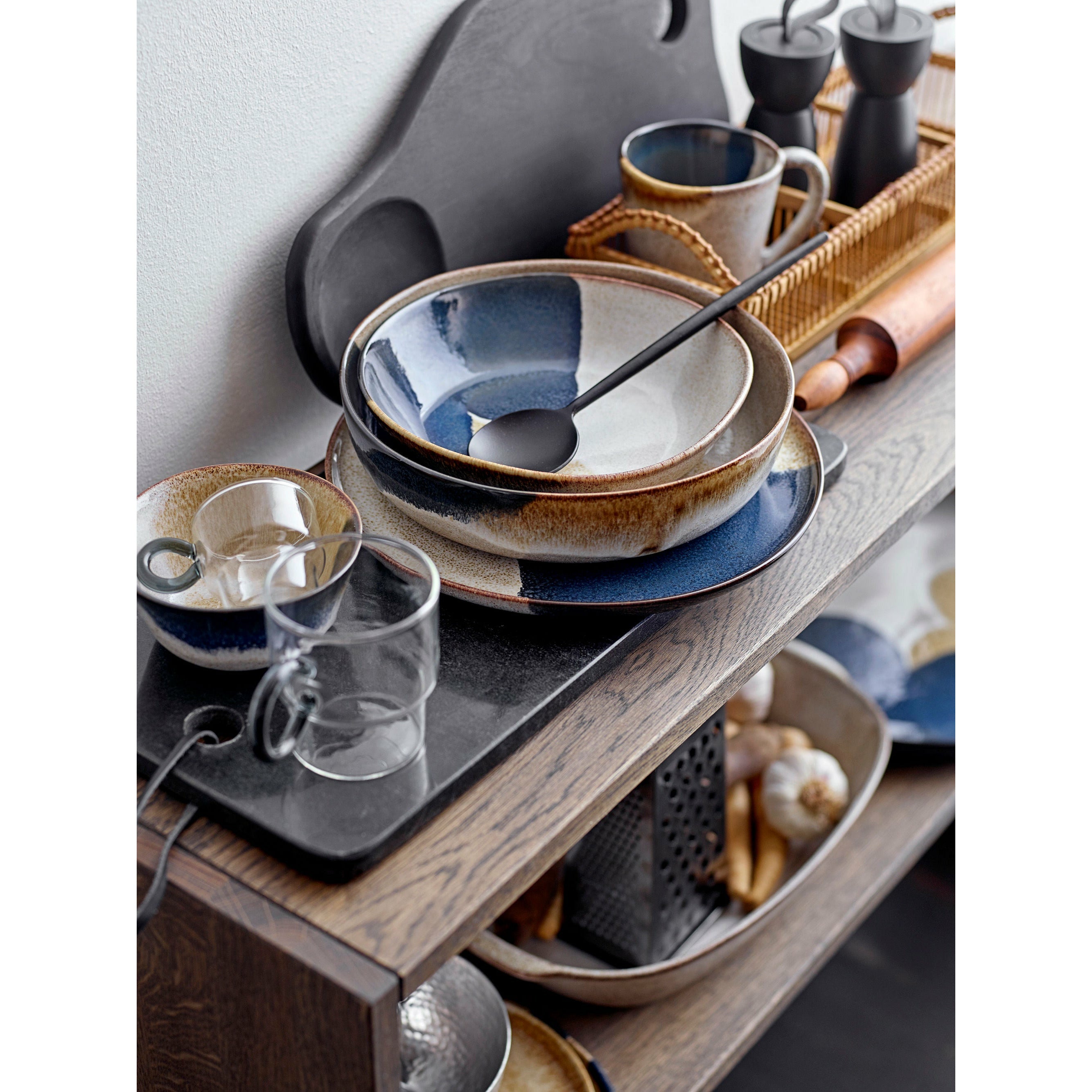 Bloomingville Jules Serveringsskål, Grå, Stentøj - Bloomingville - DesignGaragen.dk