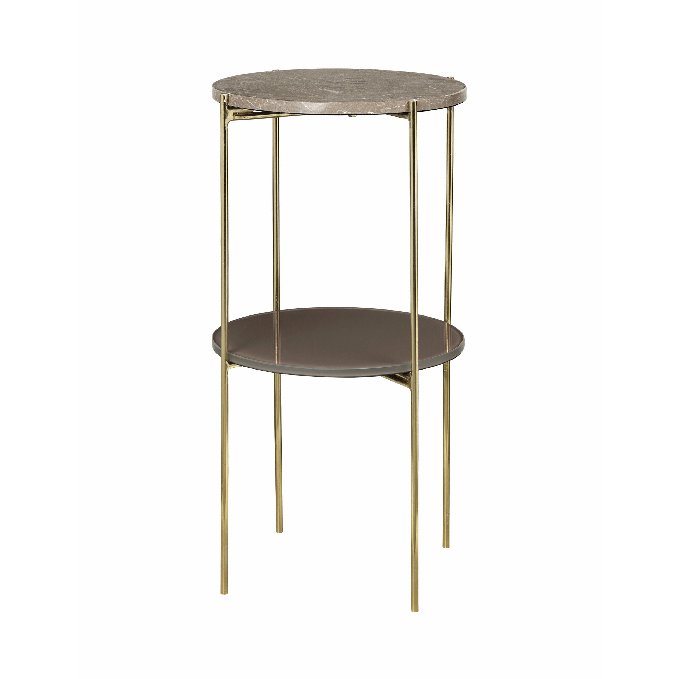 Gemütlicher lebender Fryd Marmor Bett Side Stand - Toffee Brown