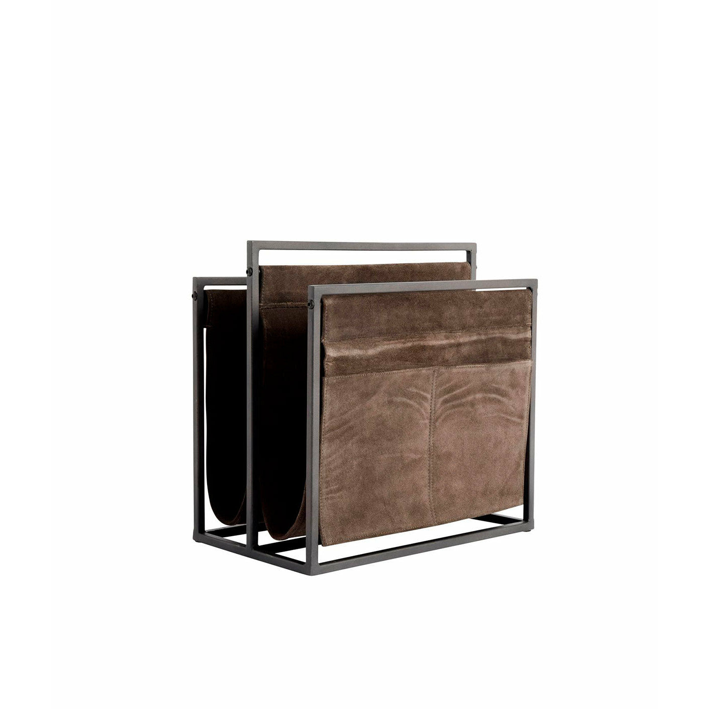 Muubs Magasinholder Bronx - Sort (LGB) - Jern - W: 40 H: 40 D: 25 cm - DesignGaragen.dk.