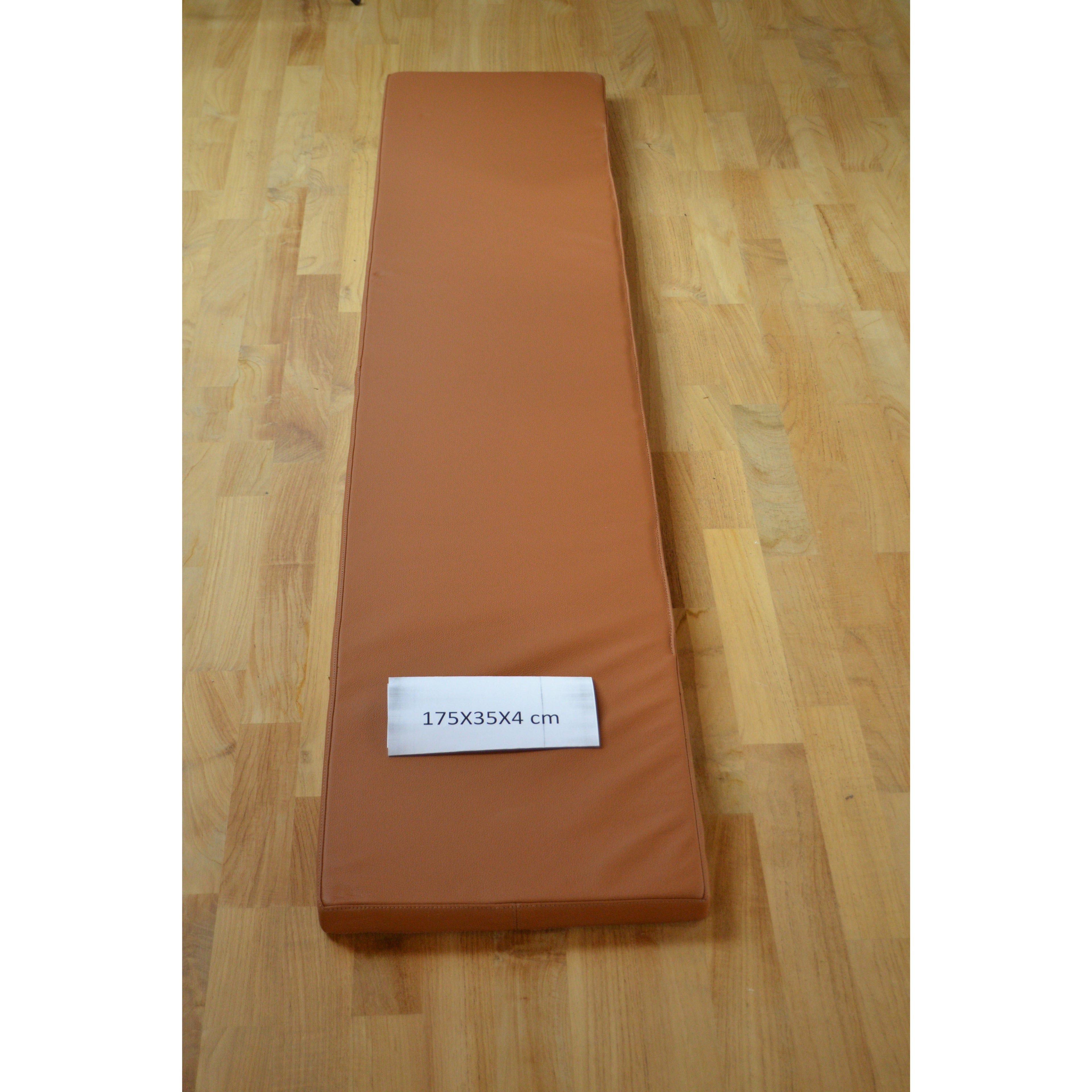 Cognac Lederkissen 175x35x4 cm