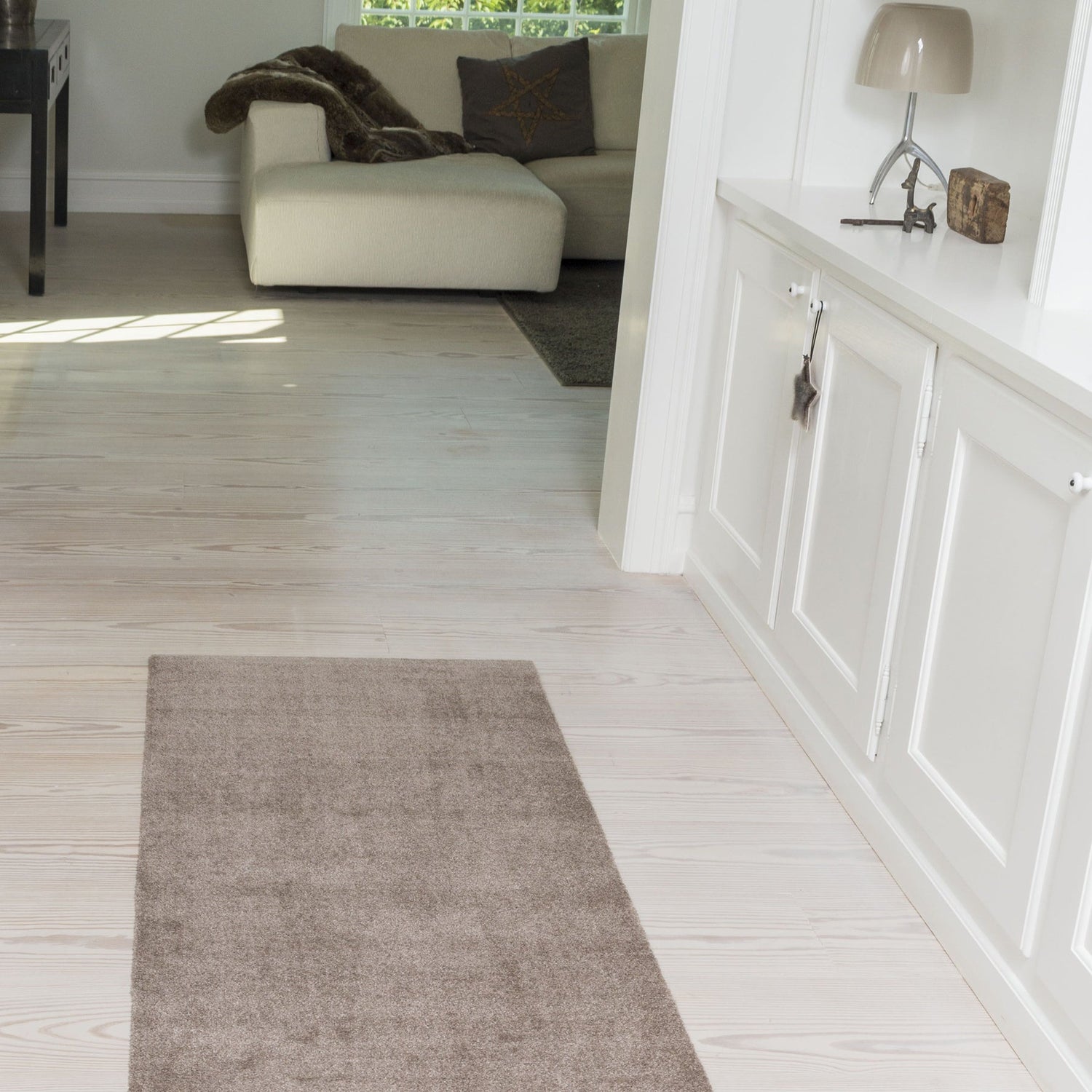 GULVMÅTTE 67 x 150 CM - UNI COLOUR/SAND - Tica Copenhagen - DesignGaragen.dk