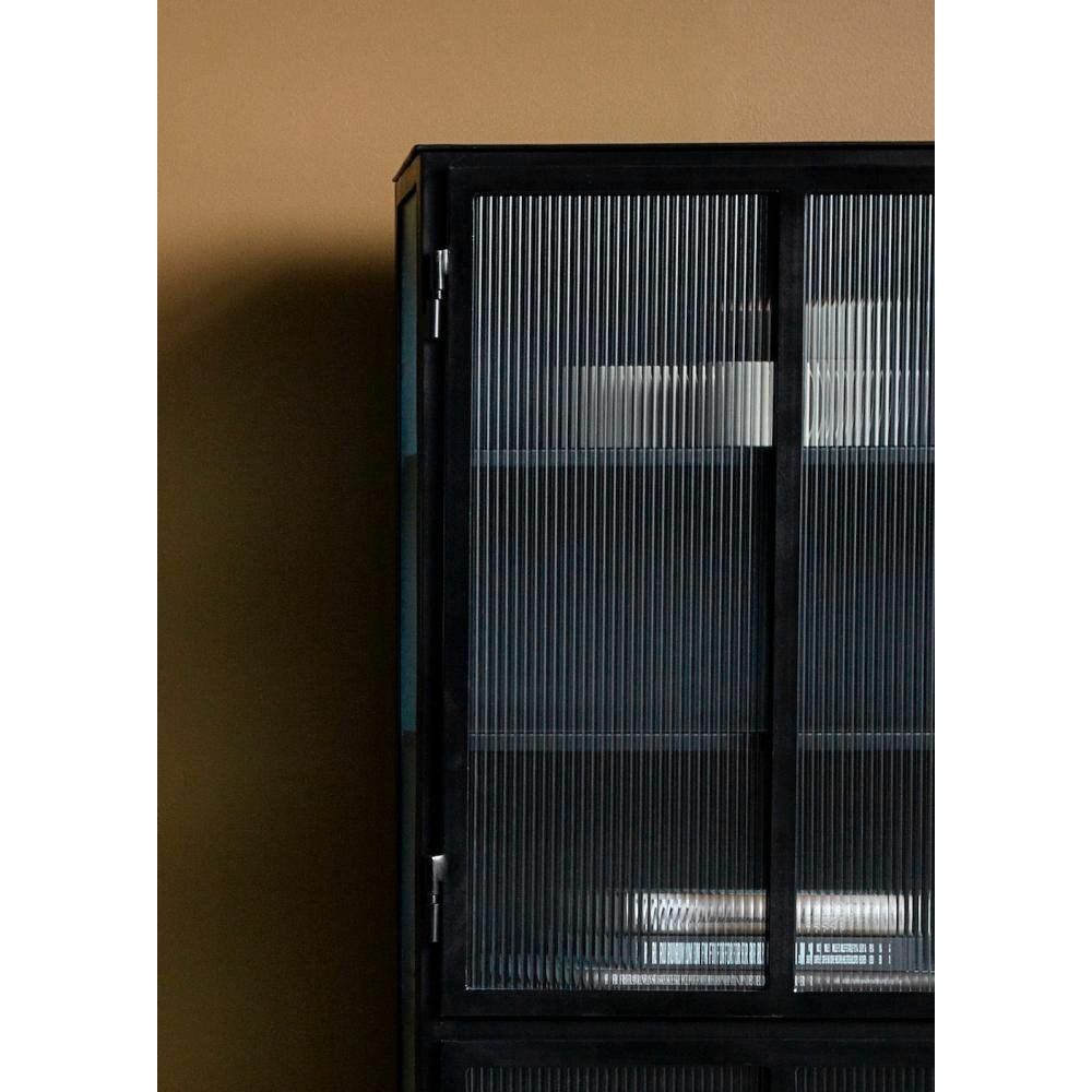 Nordal Groovy Displays in Eisen - 185x130 - Schwarz