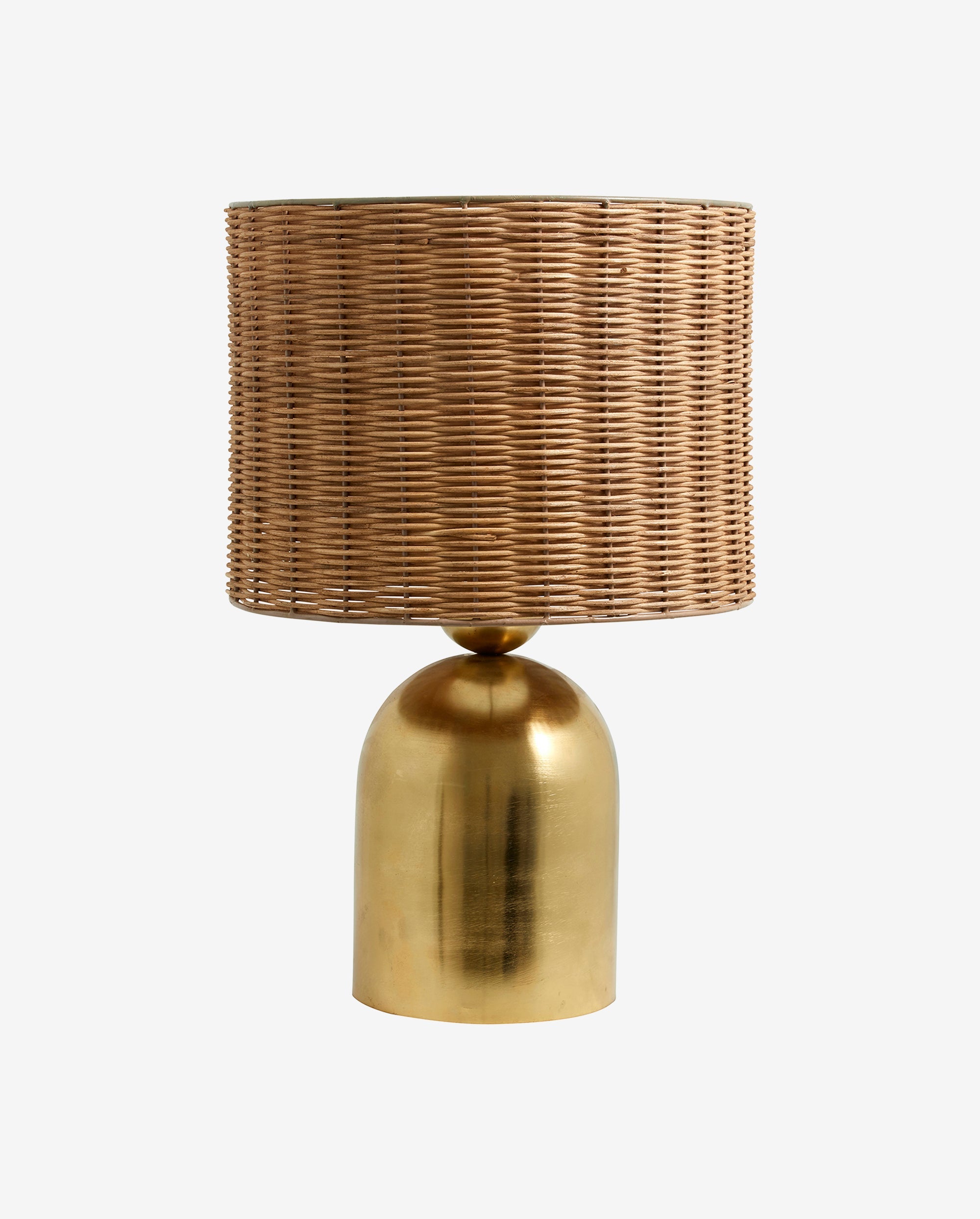 Basti Tischlampe - H51 cm - Natur/Messing