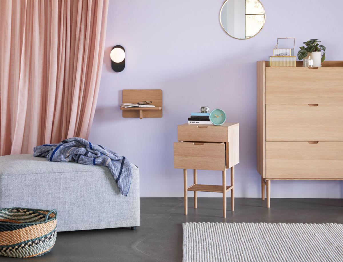 Hübsch Mondwandlampe schwarz