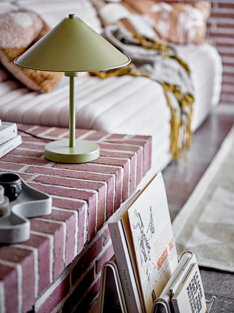 Bloomingville Bakoni Tischlampe, Grün, Metall