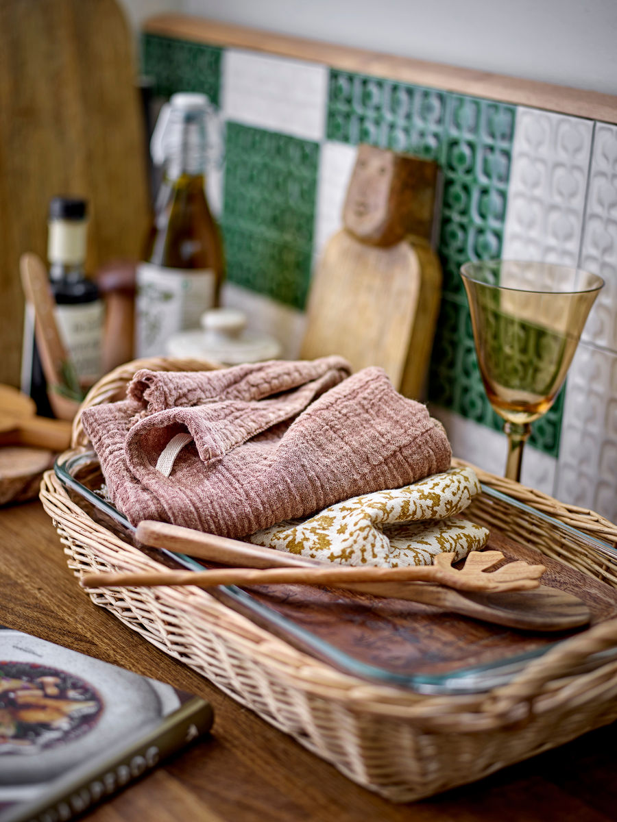 Bloomingville Bejan Geschirrtuch, braun, Baumwolle