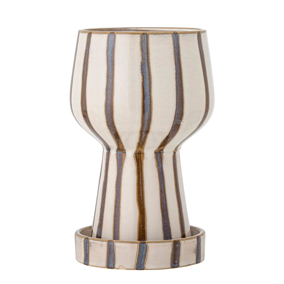 Bloomingville Agna Kräutertopfhäute, braun, Steinzeug