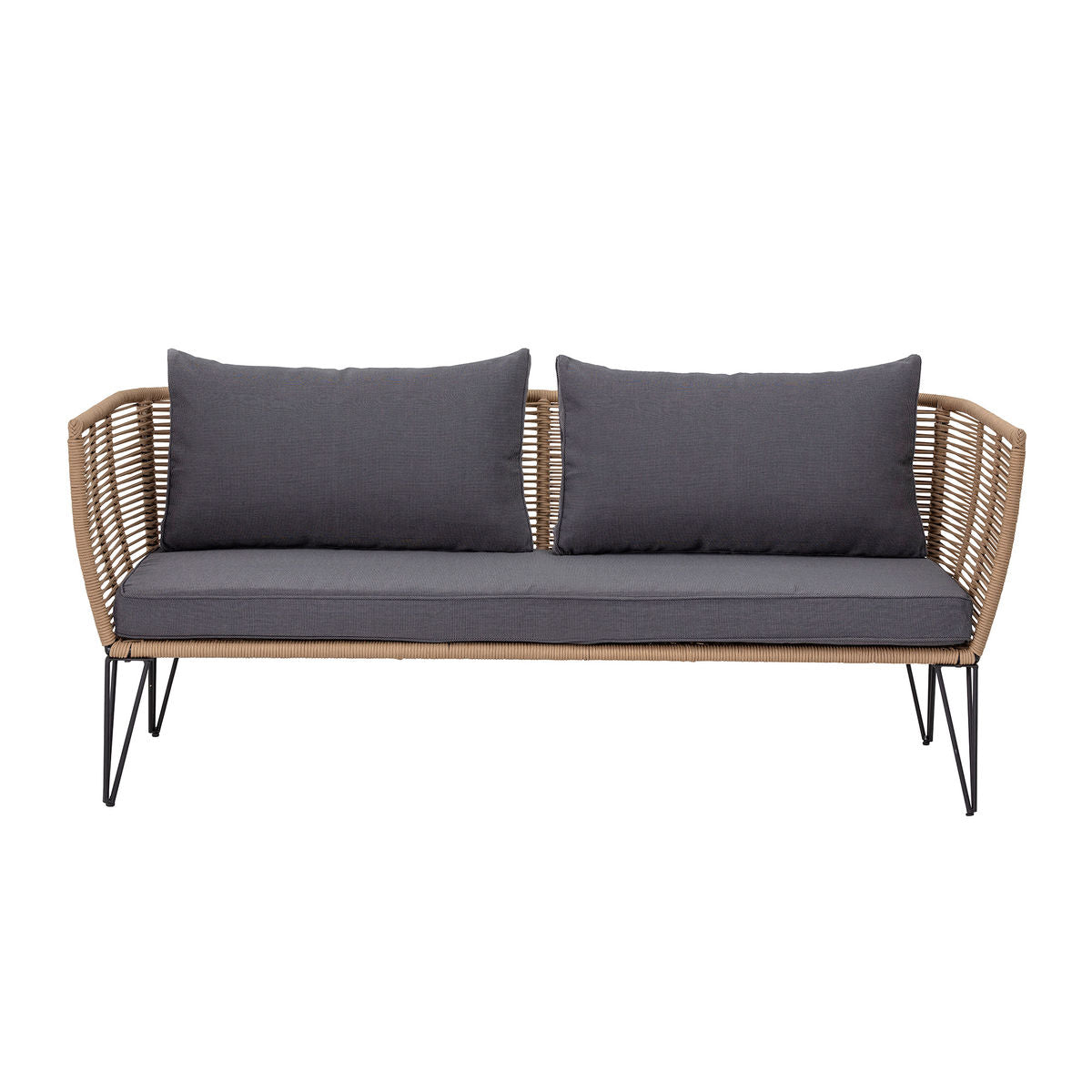 Bloomingville Mundo Sofa, Braun, Metall