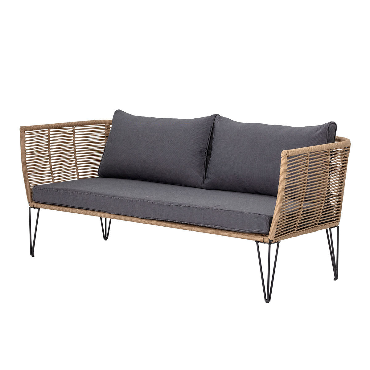 Bloomingville Mundo Sofa, Braun, Metall
