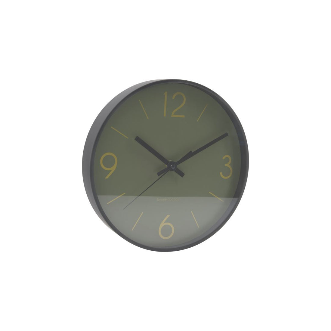 House Doctor Wall Clock, Hdtime, dunkelgrün