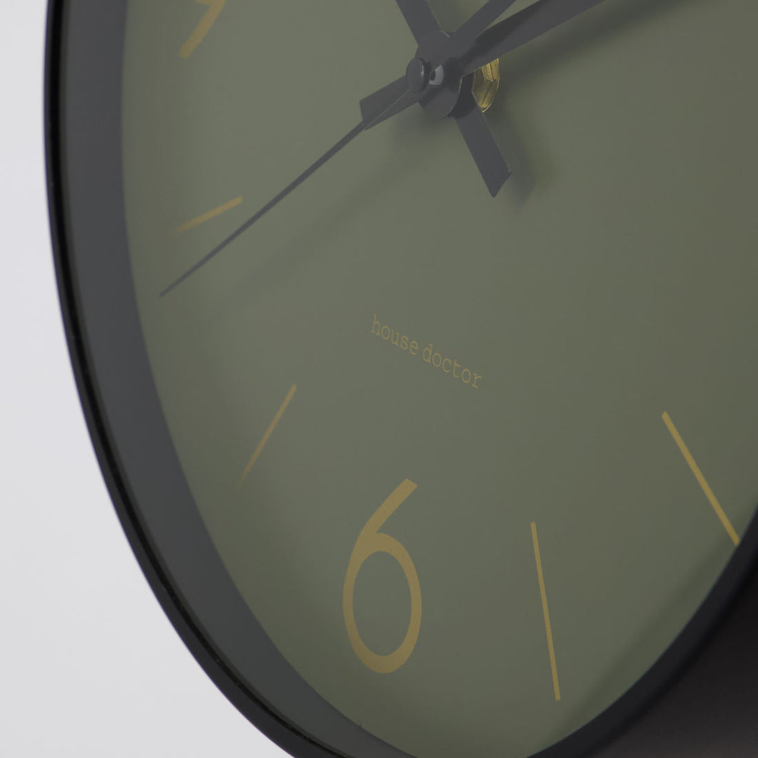 House Doctor Wall Clock, Hdtime, dunkelgrün