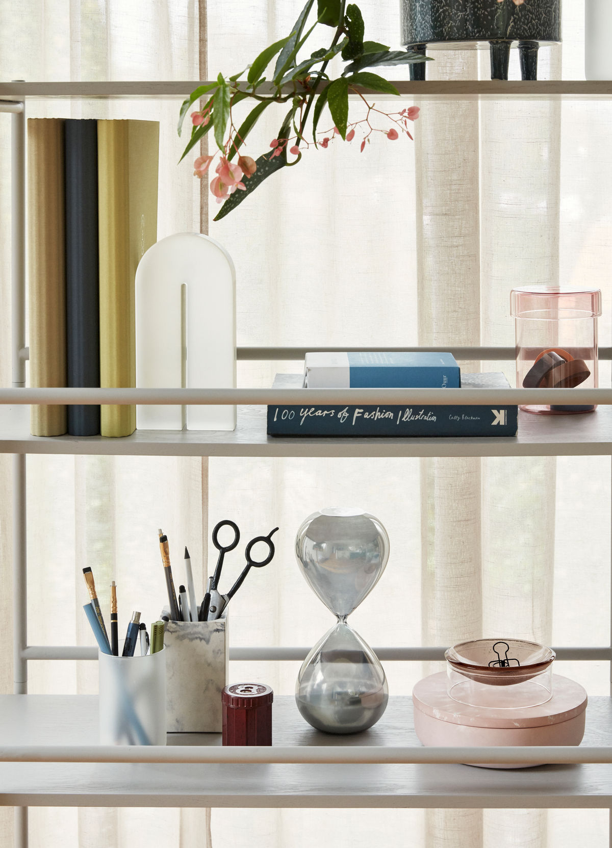 Hübsch Divide Regal Grau