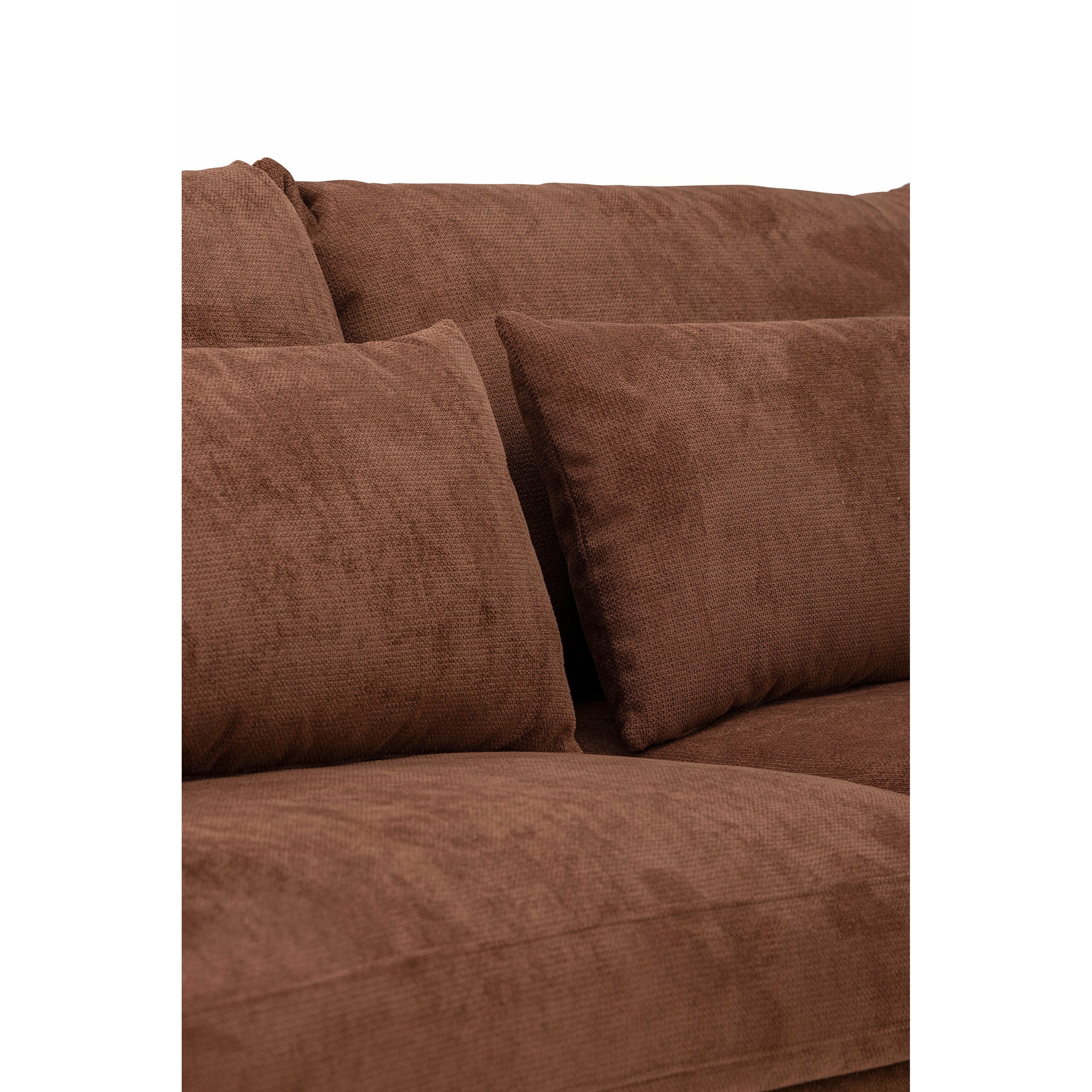 Kreative Kollektion Thess Sofa, Brown, FSC® Mix, wiedererlangung Poly