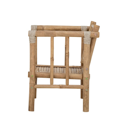 Bloomingville Mini Mini alleiniger Stuhl, Natur, Bambus