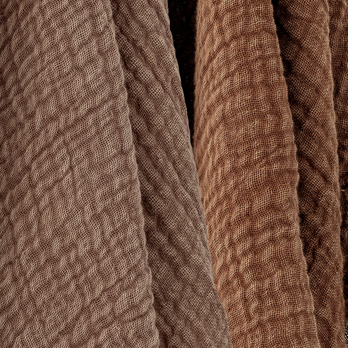 Bloomingville Malucca -Geschirrtuch, braun, Baumwolle